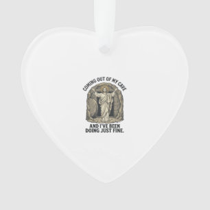 ユーモラスな復活の洞窟のビンテージ彫刻Tシャツデザイン オーナメント