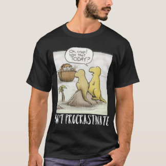 ユーモラスな恐竜とノアの箱舟 グラフィック デザイン フレン Tシャツ