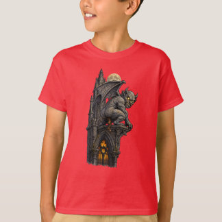 ユーモラスな排泄ガーゴイル Tシャツ