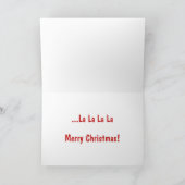 ユーモラスな歌うシャム猫の子猫の写真 クリスマス (内部)