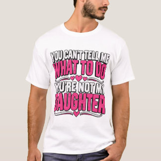ユーモラスな父と娘のTシャツ、サカジスティックな父親と娘 Tシャツ
