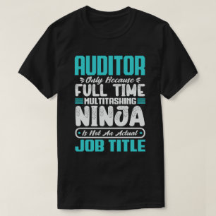 ユーモラスな監査士 多機能職 監査スペシャリスト Tシャツ