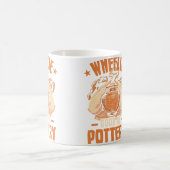 ユーモラスな陶芸 コーヒーマグカップ (中央)