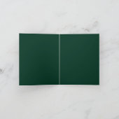 ユーモラスな「見張ってるよ」レトロな目が描かれたグリーティングカード カード (内部)