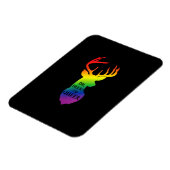 ユーモラスなLGBTQ+ギフト おかしい鹿 クィア プライドのお祝い マグネット (左側)