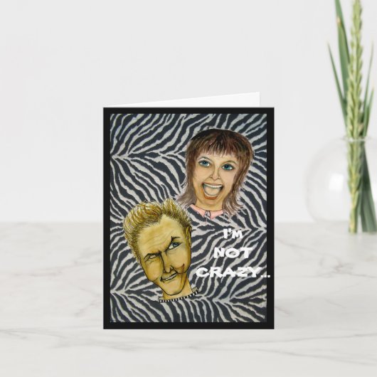 ユーモラスに精神的笑わされるに カード (正面)