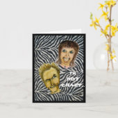 ユーモラスに精神的笑わされるに カード (黄色い花)