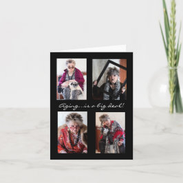 ユーモラスに老化は大きなカード カード