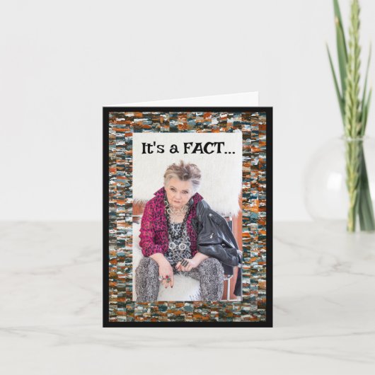 ユーモラスに10代の若者 カード (正面)