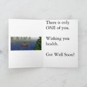ユーモラスエイリアンGet Well Card カード (内部)