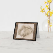 ユーモラス考えるなハッピーアワーは昼寝 カード (黄色い花)