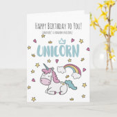 ユーモラス誕生日 カード (黄色い花)