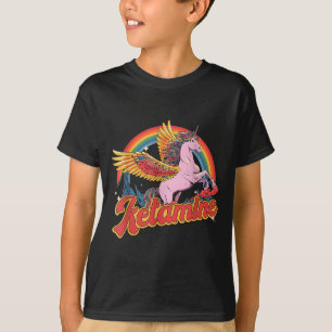 ユーモラス ケタミン 馬 緊急 面白い メンタルヘルス Tシャツ