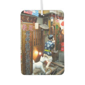 ユーモ日本のー – ズボンを下ろす犬 カーエアーフレッシュナー (正面)