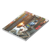 ユーモ日本のー – ズボンを下ろす犬 ノートパッド (回転)