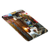 ユーモ日本のー – ズボンを下ろす犬 マグネット (右側)