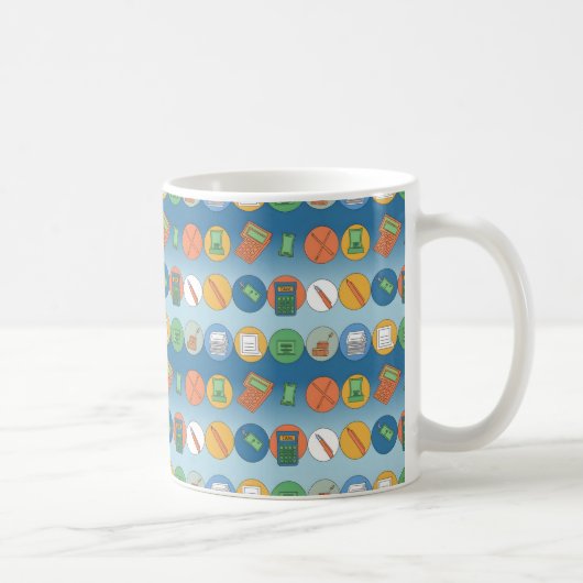 ユーモ祝アで税のシーズン コーヒーマグカップ (右)