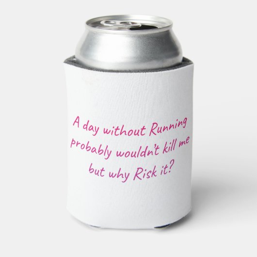 ユーモ走ア感を持って 缶クーラー (缶裏面)