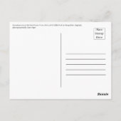 ユーラシよくはしゃぐアのカワウソの精神 ポストカード (裏面)