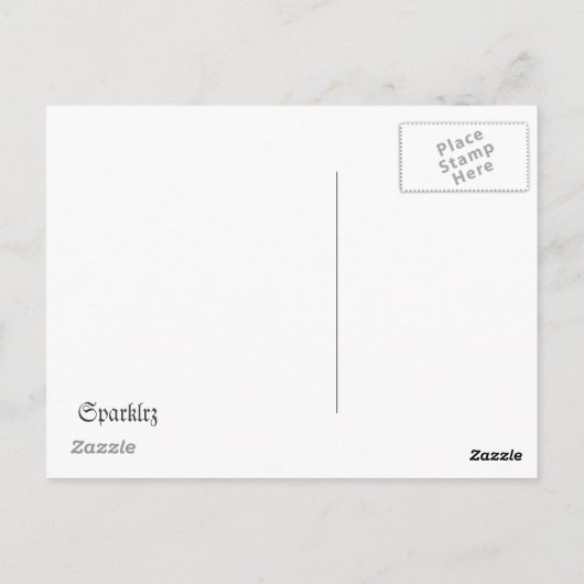 ユーラシアイーグルフクロウありがとうはがき ポストカード (裏面)