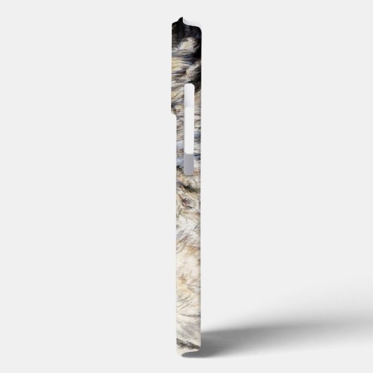 ユーラシアイーグルフクロウの水の色アートブラウン Case-Mate iPhoneケース (裏面 / 左)