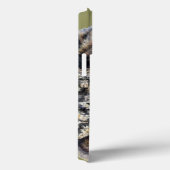 ユーラシアイーグルフクロウの水の色アートブラウン Case-Mate iPhoneケース (裏面 / 右)