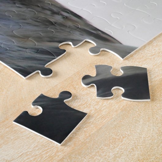 ユーラシアイーグルフクロウ写真 ジグソーパズル (側面)