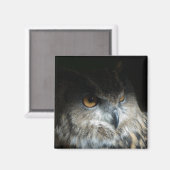 ユーラシアイーグルフクロウ マグネット (正面/裏面)