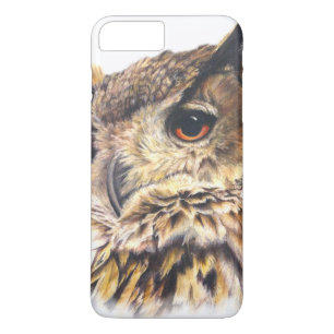 ユーラシアイーグル素晴らしフクロウのアートケース iPhone 8 PLUS/7 PLUSケース