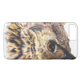 ユーラシアイーグル素晴らしフクロウのアートケース Case-Mate iPhoneケース (裏面(横))