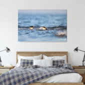 ユーラシアオイスターキャッチャー キャンバスプリント (インサイチュ (寝室))