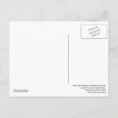 ユーラシアコットが巣に座っている白鳥 ポストカード (裏面)