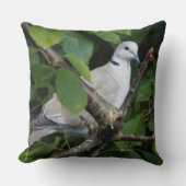 ユーラシアコレードーブソングバードオンさくらんぼツリー クッション (正面)