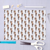 ユーラシアフーポーの鳥の漫画イラストレーション 薄葉紙 (クラフト)