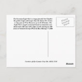 ユーラシアワシフクロウ ポストカード (裏面)