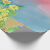 ユーラシアワレン&スノードロップ&プリムローズ ラッピングペーパー (角)