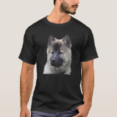 ユーラシア犬の美しいユーラシア犬 Tシャツ (正面)