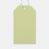 ユーラシア産の青い尾と長い尾の付いた尾 ギフトタグ (裏面)