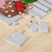 ユーラジエ犬バレンタインデーキスをするス ジグソーパズル (側面)