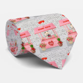 ユーラジエ犬バレンタインデーキスをするス ネクタイ (ロール)