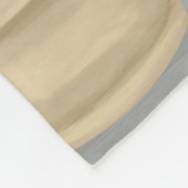 ユーラジエ犬バレンタインデーキスをするス フリースブランケット (角)