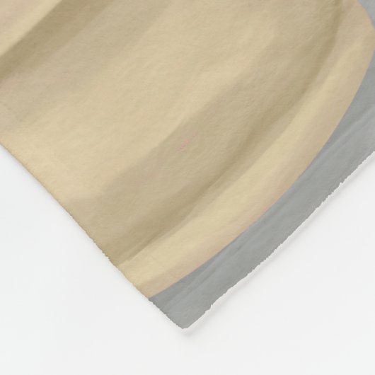 ユーラジエ犬バレンタインデーキスをするス フリースブランケット (角)