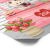 ユーラジエ犬バレンタインデーキスをするス ポスター (角)