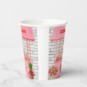 ユーラジエ犬バレンタインデーキスをするス 紙コップ (左)