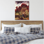 ユーリダイスの墓でのオルフェウス キャンバスプリント (インサイチュ (寝室))