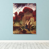 ユーリダイスの墓でのオルフェウス キャンバスプリント (インサイチュ (ウッドフロア))