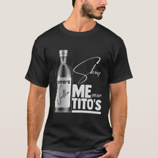 ユーリトを見せてよ 面白い ウォッカ ラバー 懐かしいデザイン Tシャツ