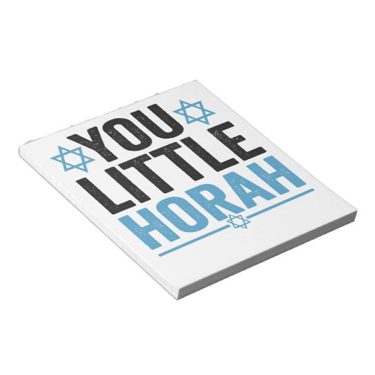 ユーリトルホラハヌカユダヤ人おもしろいことわざギフト ノートパッド (アングル)