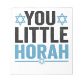 ユーリトルホラハヌカユダヤ人おもしろいことわざギフト ノートパッド (正面)