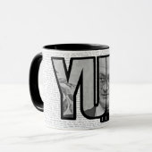 ユーリベツメノフ引用文文字コーヒーマグ マグカップ (正面左)